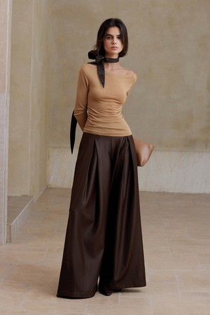 YY_Wide-leg drape pants