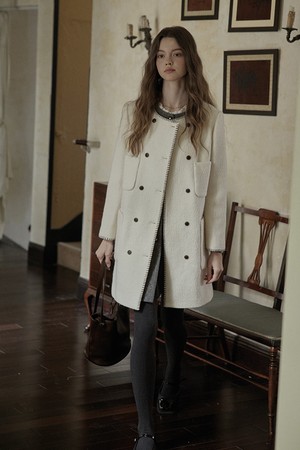 PM_Pocket mid-length double coat