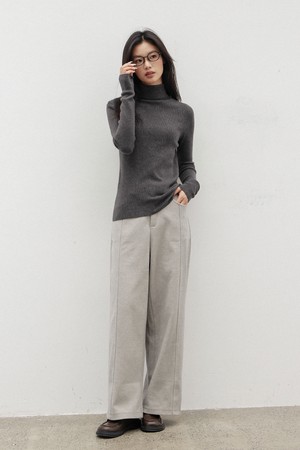 LS_Casual straight long pants