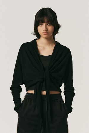 AR_Wrap collarless cardigan_3color