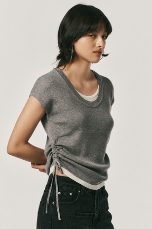 AR_Drawstring layered top_3color