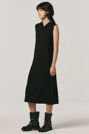 AR_Sleeveless hooded dress