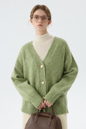 WD_Loose v-neck cardigan_2color