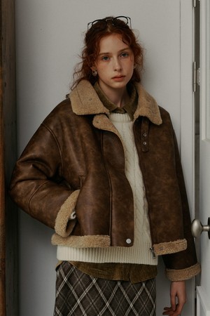 PM_Base brown mustang jacket_BROWN