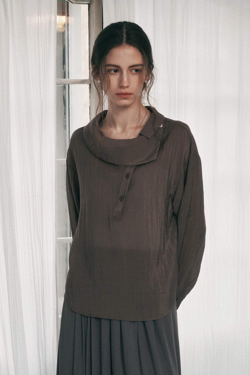 Proud Mary - 블라우스 - PM_Comfortable spring blouse_2color