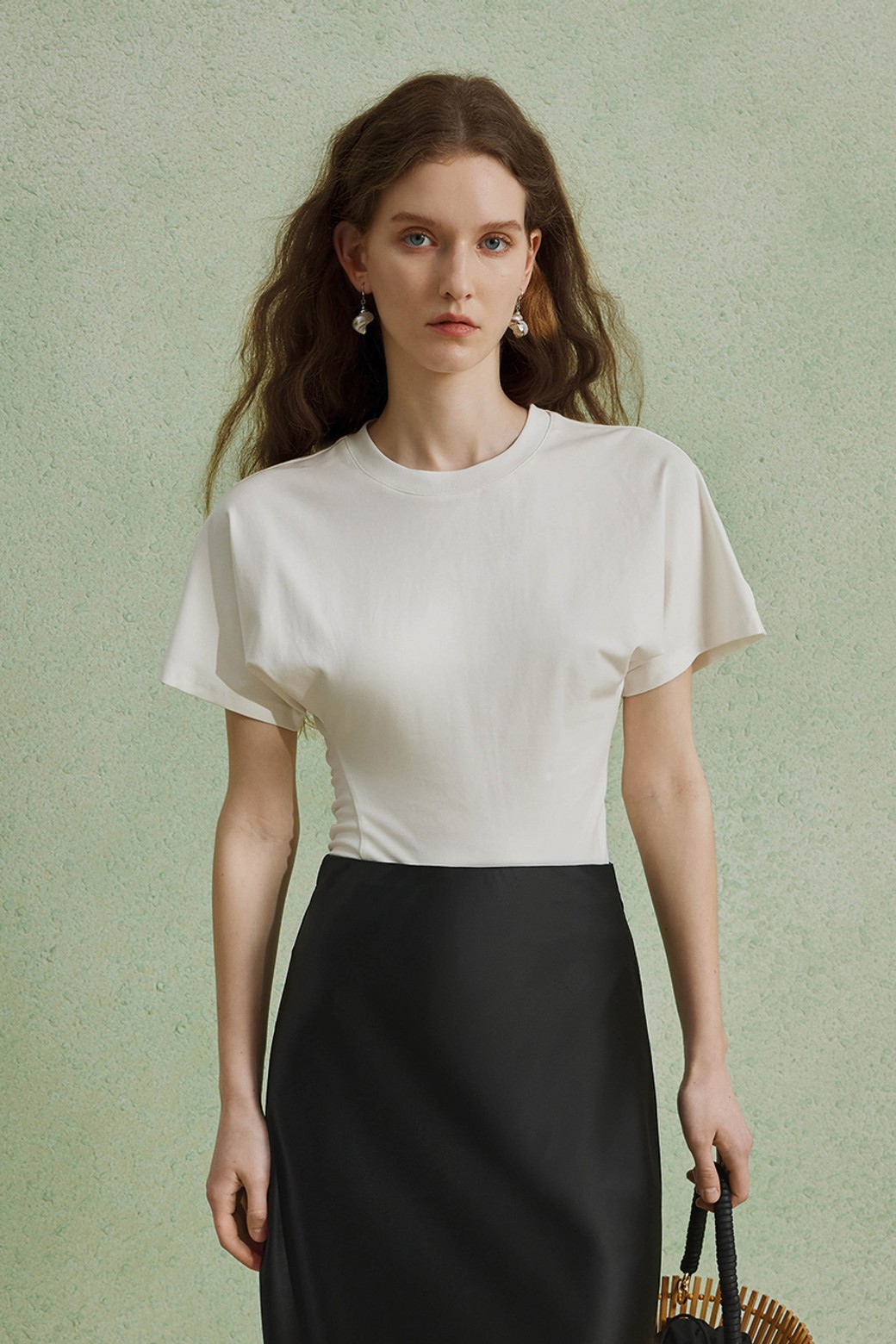YYIAM - 반소매 티셔츠 - Sense short sleeve top