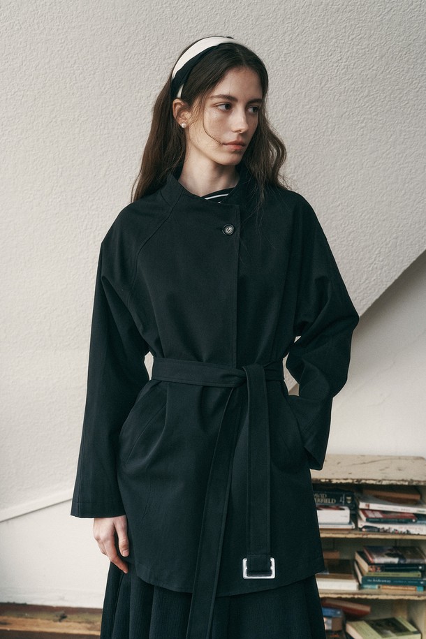 Proud Mary - 코트 - PM_Half body trench coat_2color