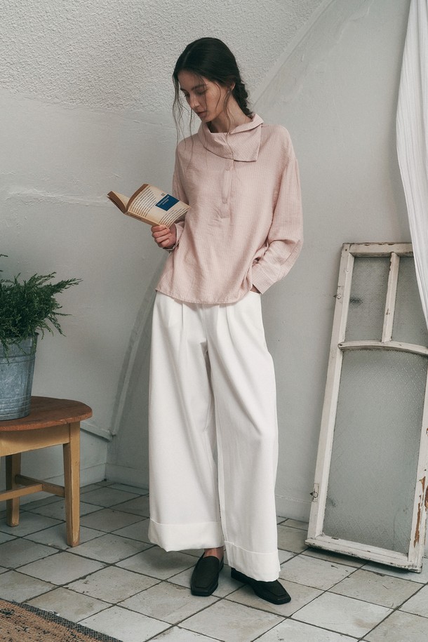 Proud Mary - 롱/미디팬츠 - PM_Loose daily pants_2color