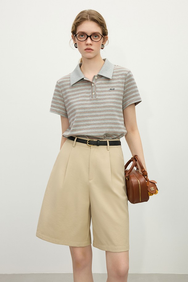 WE'DEE - 쇼트팬츠 - WD_High waist short pants