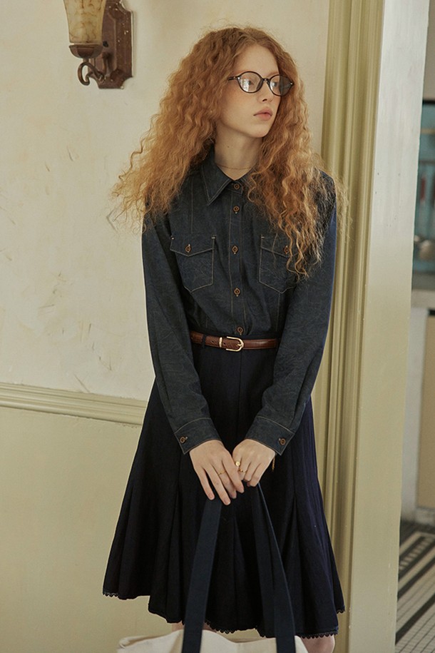 Proud Mary - 셔츠 - PM_Vintage denim shirt