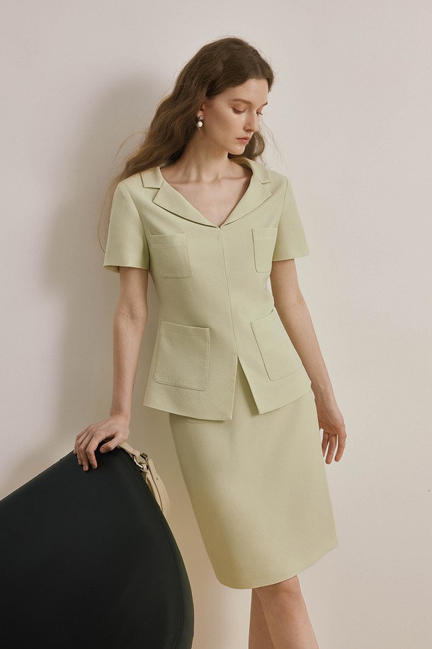 YYIAM - 미디스커트 - Sense french design skirt