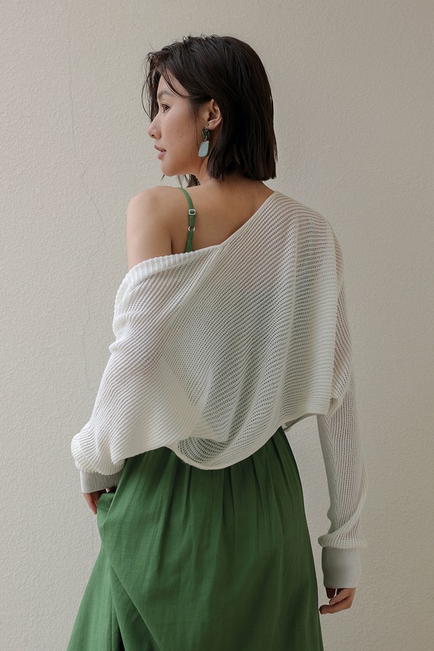 LANGSON - 가디건 - Over cover-up cardigan