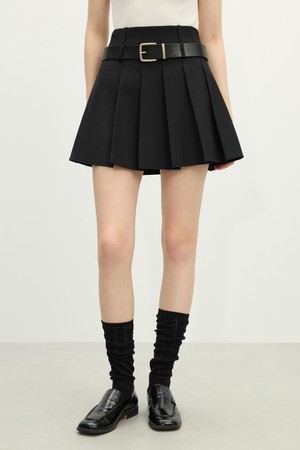 WD_High waist pleated skirt_2 color