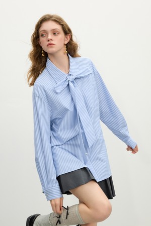 WD_Ribbon striped shirt_2 color