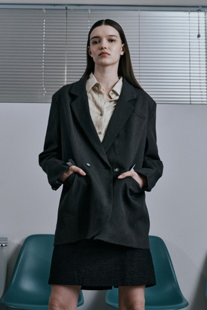 BA_Double button suit jacket_2color