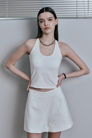 BA_Casual tank top_WHITE