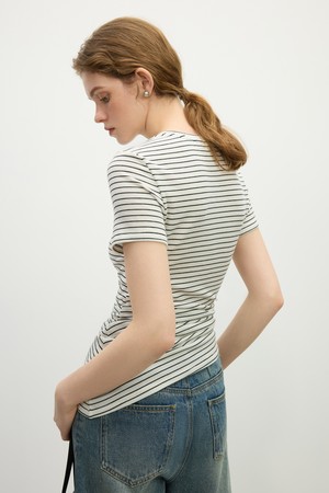 WD_Simple slim short sleeve top_3 color