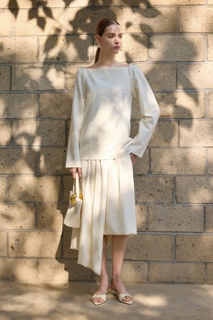 YY_Gentle style unique skirt