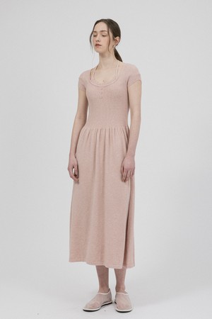 WD_Slim fit knit dress_PINK