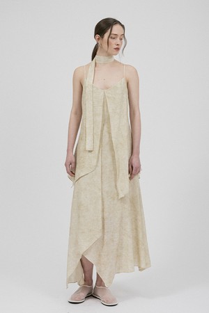 WD_Fallen leaf loose dress_BEIGE