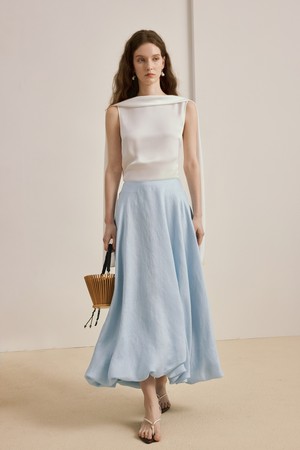 Temperament cloud puffy skirt_3color