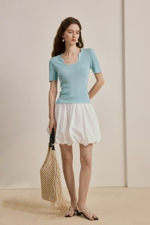 Summer flower bud skirt_3color