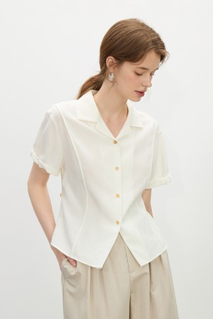 Cuban collar shirt_2color
