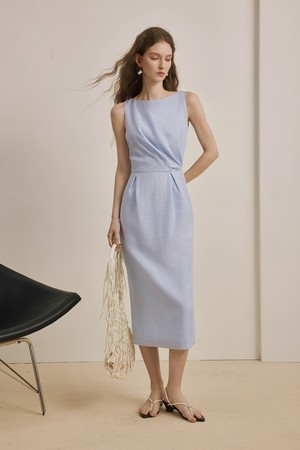 Temperament sleeveless dress