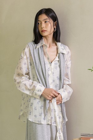 Violet light shirt_IVORY