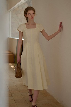 High-count cotton dress