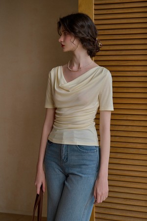 Cloud swing neck top_3color