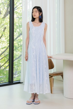 Double lace dress_2color