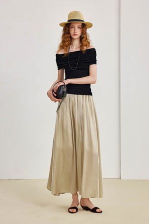Mermaid a-line skirt_2color
