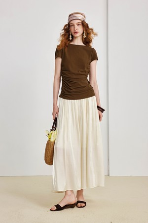 Mermaid a-line skirt_2color