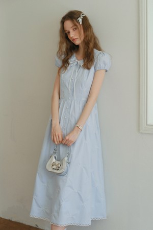 ★Cest Moidew★ Cest_Embroidery doll collar dress Designer fashion, Seoul-fully created | W Concept