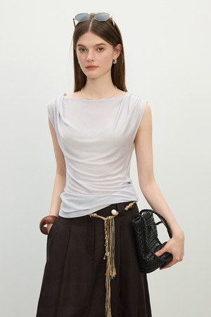 Summer sleeveless top_2color
