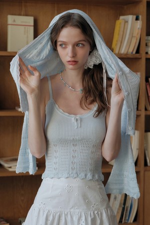 Crochet bow camisole