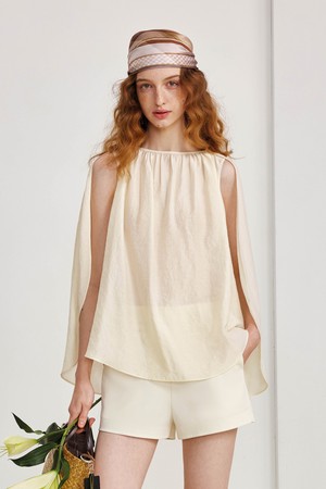 Micro reveal shoulder top_2color