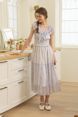 Violet mesh dress_PURPLE