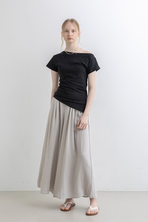 Loose hem pants_2color