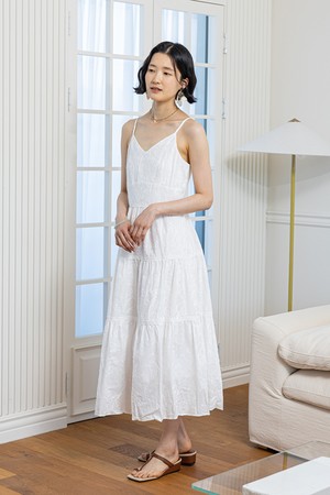 Pure white dress