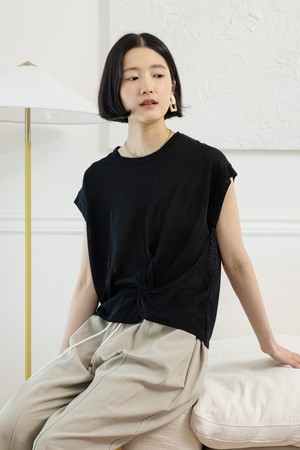 Twist knit top_2color