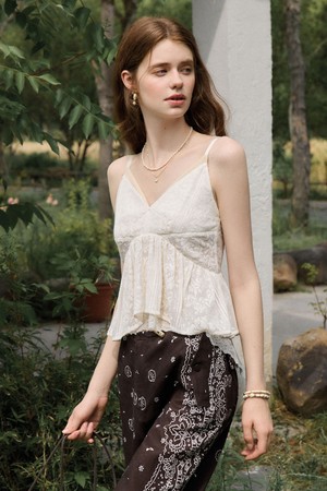 Summer lace camisole