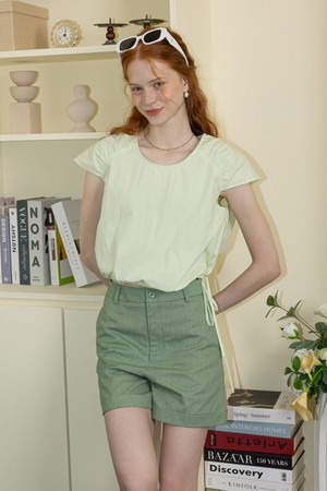 Summer cool green pants_2color