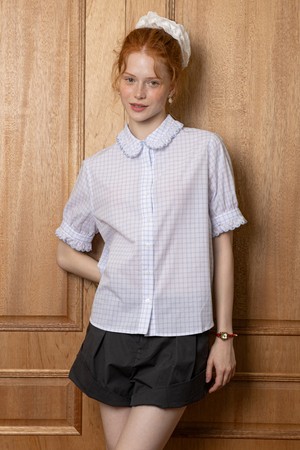 Blue check lovely shirt