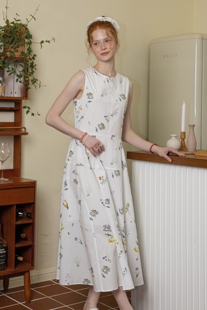 Elegant garden dress_WHITE