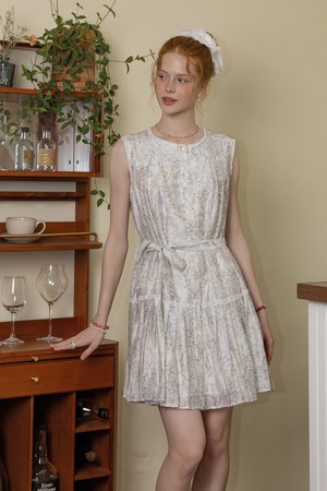 Pastel garden dress_IVORY