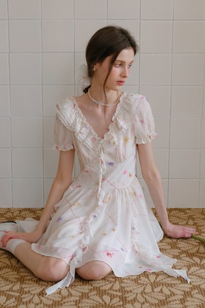 ★Cest Moidew★ Cest_Embroidery doll collar dress Cest_Embroidery doll collar dress_Cest Moidew - 코오롱몰