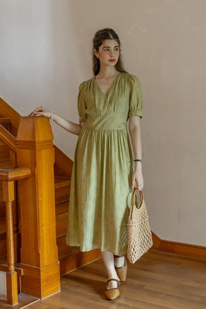 Secret forest dress_GREEN
