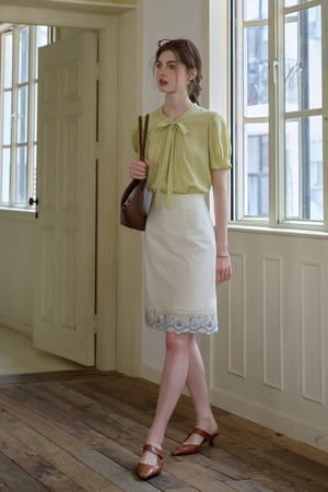 Cotton french doll skirt